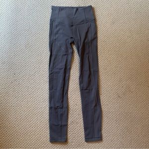 Lululemon All the Right Places Leggings 28" Titanium 4 EUC